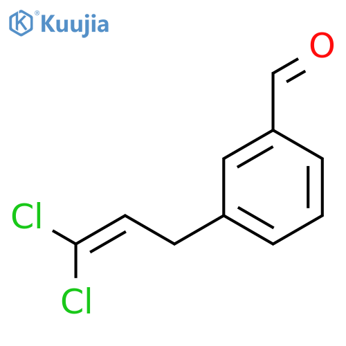 Benzaldehyde, 3-(3,3-dichloro-2-propenyl)- structure