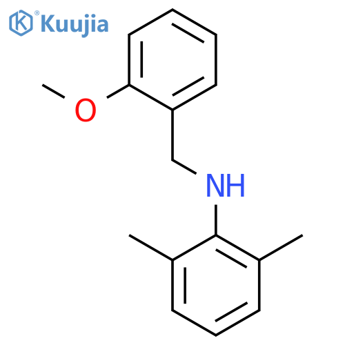 Benzenemethanamine, N-(2,6-dimethylphenyl)-2-methoxy- structure