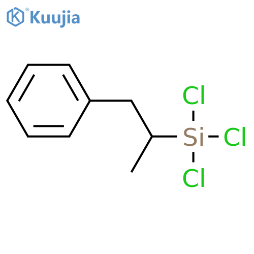 Silane, trichloro(1-methyl-2-phenylethyl)- structure