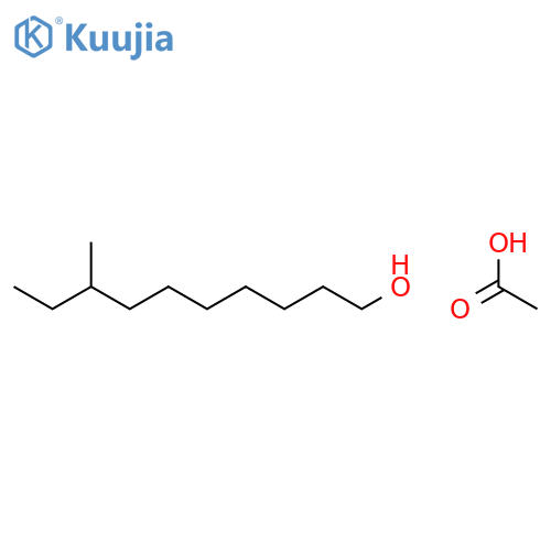 1-Decanol, 8-methyl-, acetate structure