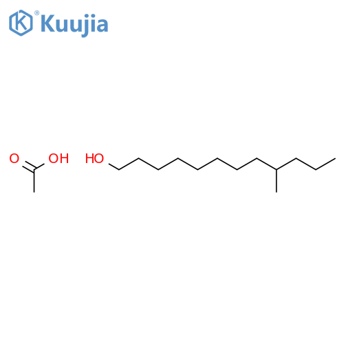 1-Dodecanol, 9-methyl-, acetate structure