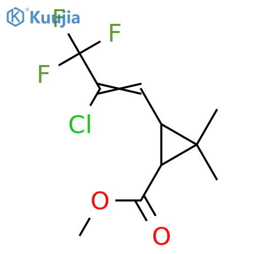 Methyl 3-((Z)-2-Chloro-3,3,3-trifluoro-1-propenyl)-2,2-dimethylcyclopropancarboxylate structure