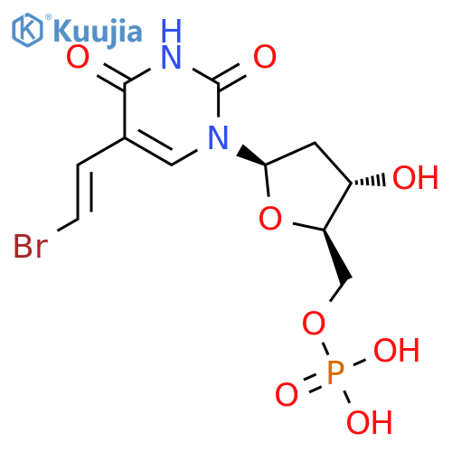 5-(2-bromovinyl)-2'-deoxyuridylate structure