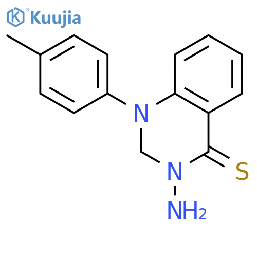 4(1H)-QUINAZOLINETHIONE, 3-AMINO-2,3-DIHYDRO-1-(4-METHYLPHENYL)- structure