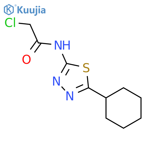 2-Chloro-N-(5-Cyclohexyl-1,3,4-Thiadiazol-2-Yl)Acetamide structure