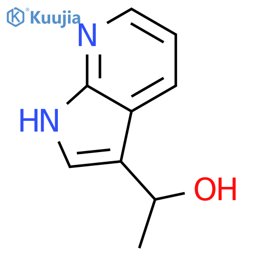 a-methyl-1H-Pyrrolo[2,3-b]pyridine-3-methanol structure