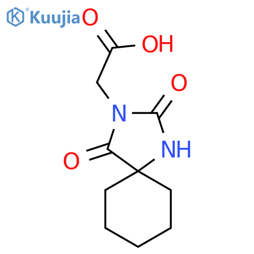 2-{2,4-dioxo-1,3-diazaspiro[4.5]decan-3-yl}acetic acid structure