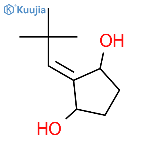 1,3-Cyclopentanediol, 2-(2,2-dimethylpropylidene)- structure