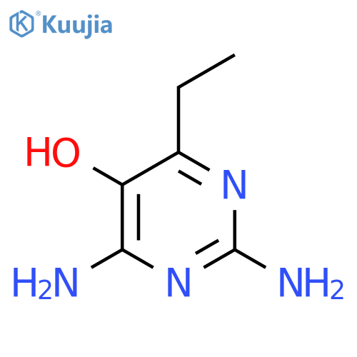 2,4-diamino-6-ethylpyrimidin-5-ol structure