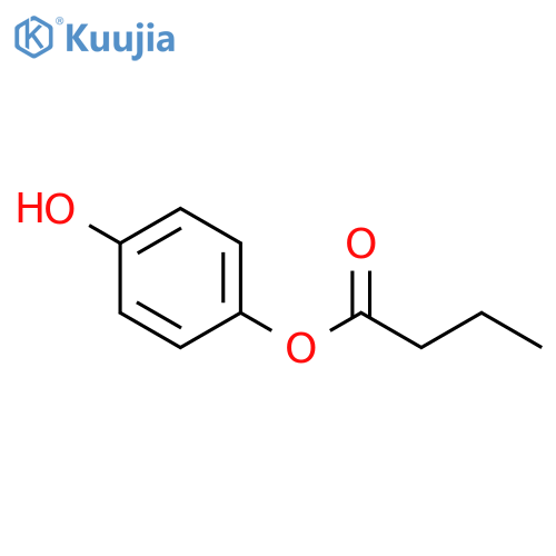 Butanoic acid, 4-hydroxyphenyl ester structure