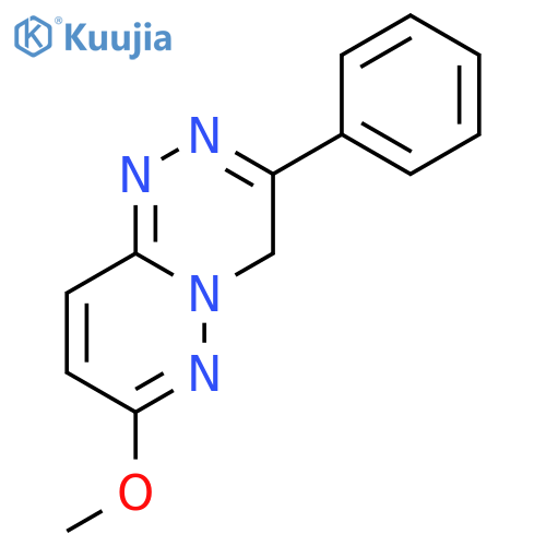 4H-PYRIDAZINO[6,1-C][1,2,4]TRIAZINE, 7-METHOXY-3-PHENYL- structure