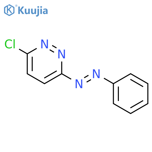 Pyridazine, 3-chloro-6-(phenylazo)- structure