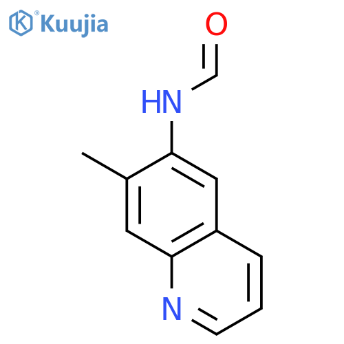 7-methyl-6-formamidoquinoline structure