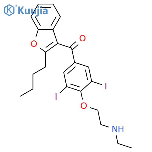 Desethylamiodarone structure