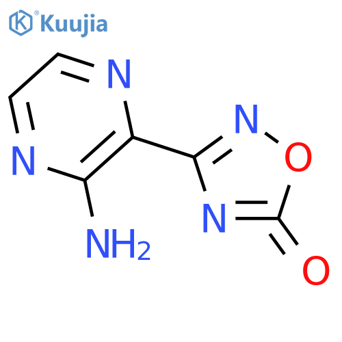 3-(2-aminopyrazinyl-3')-1,2,4-oxadiazol-5(4H)-one structure