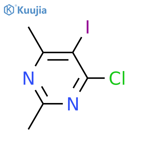 4-chloro-5-iodo-2,6-dimethyl-pyrimidine structure