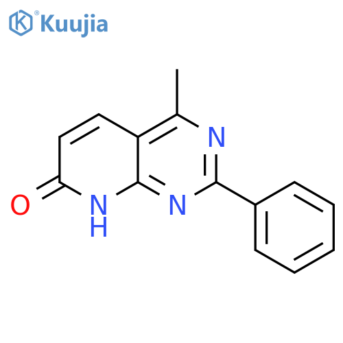 Pyrido[2,3-d]pyrimidin-7(1H)-one, 4-methyl-2-phenyl- structure