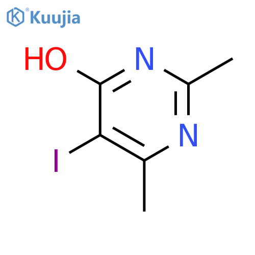 5-Iodo-2,6-dimethyl-1h-pyrimidin-4-one structure