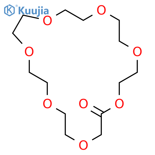 1,4,7,10,13,16,19-Heptaoxacycloheneicosan-2-one structure