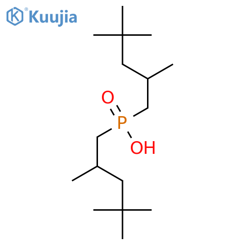 Bis(2,4,4-trimethylpentyl)phosphinic Acid structure