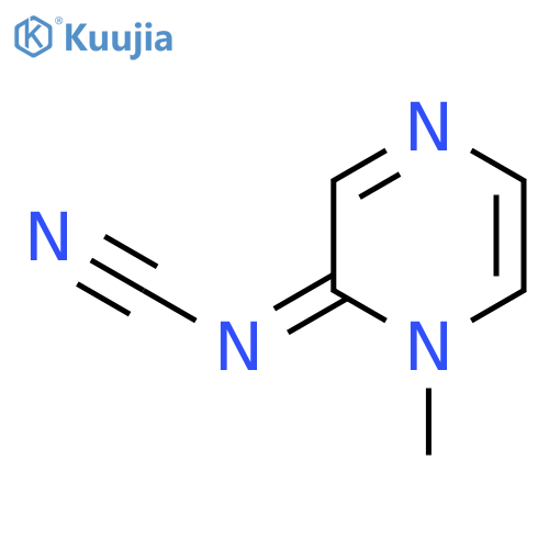 Cyanamide, (1-methyl-2(1H)-pyrazinylidene)- (9CI) structure