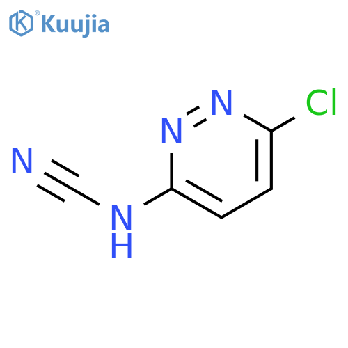 (6-chloro-3-pyridazinyl)-Cyanamide structure