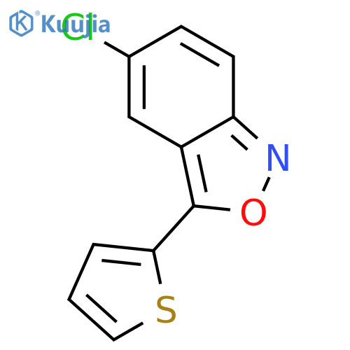 2,1-Benzisoxazole, 5-chloro-3-(2-thienyl)- structure