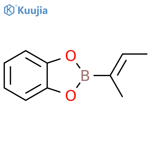 1,3,2-Benzodioxaborole, 2-[(1Z)-1-methyl-1-propenyl]- structure