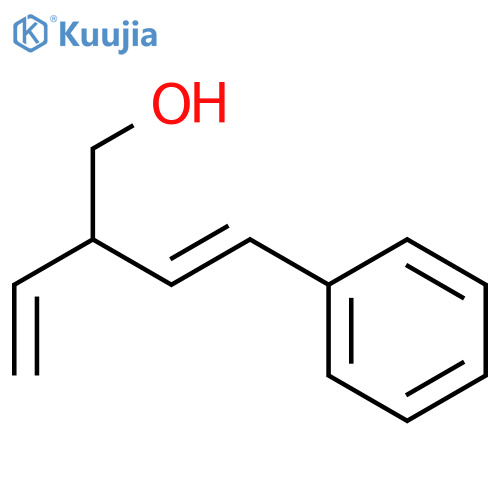 3-Buten-1-ol, 2-ethenyl-4-phenyl-, (E)- structure