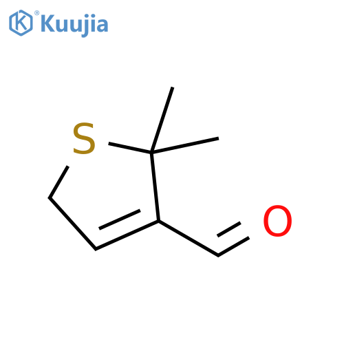 2,2-DIMETHYL-2,5-DIHYDROTHIOPHENE-3-CARBALDEHYDE structure