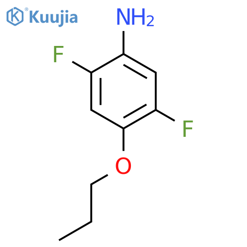2,5-Difluoro-4-propoxyaniline structure