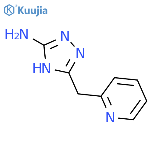 5-(Pyridin-2-ylmethyl)-4H-1,2,4-triazol-3-amine structure