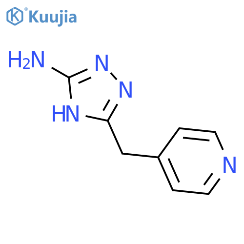 5-(Pyridin-4-ylmethyl)-4H-1,2,4-triazol-3-amine structure