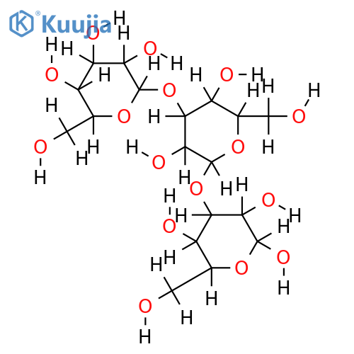 alpha-D-Glcp-(1->3)-alpha-D-Glcp-(1->3)-D-Glcp structure