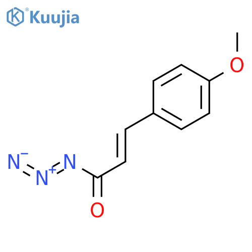 2-Propenoyl azide, 3-(4-methoxyphenyl)-, (E)- structure