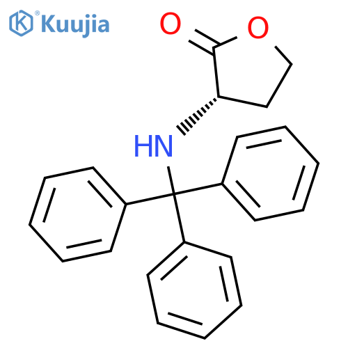 (3S)-3-(Tritylamino)oxolan-2-one structure