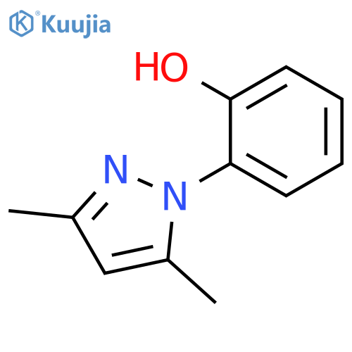 2-(3,5-Dimethyl-1H-pyrazol-1-yl)phenol structure