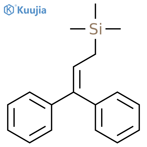 Silane, (3,3-diphenyl-2-propenyl)trimethyl- structure