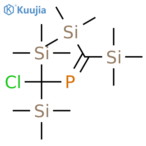 Phosphine, [bis(trimethylsilyl)methylene][chlorobis(trimethylsilyl)methyl]- structure