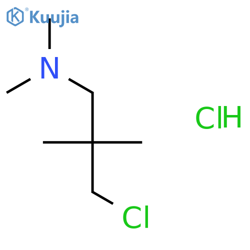 1-Propanamine, 3-chloro-N,N,2,2-tetramethyl-, hydrochloride structure