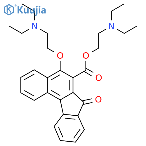 2-(Diethylamino)ethyl 5-[2-(diethylamino)ethoxy]-7-oxo-7H-benzo[C]fluorene-6-carboxylate structure