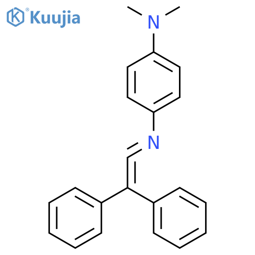 4-[(Diphenylethenylidene)amino]-N,N-dimethylaniline structure