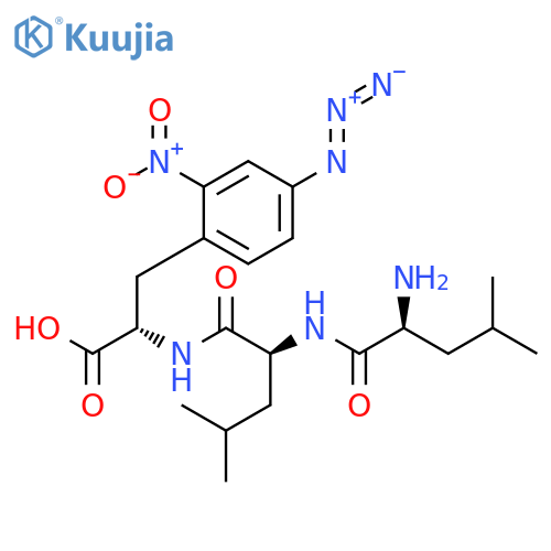 leucyl-leucyl-4-azido-2-nitrophenylalanine structure