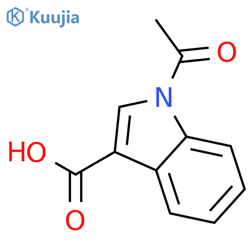 1-acetyl-1H-Indole-3-carboxylic acid structure