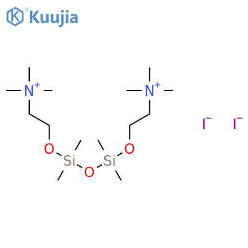 5,7,9-Trioxa-2-azonia-6,8-disilaundecan-11-aminium, N,N,N,2,2,6,6,8,8- nonamethyl-, diiodide structure