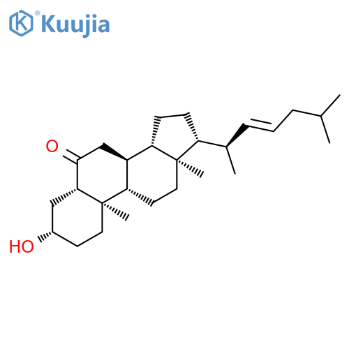 Cholest-22-en-6-one, 3-hydroxy-, (3b,5a,22E)- structure