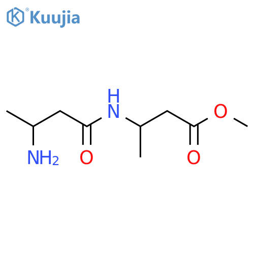 BUTANOIC ACID, 3-[(3-AMINO-1-OXOBUTYL)AMINO]-, METHYL ESTER structure