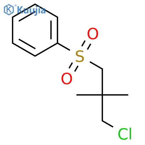 Benzene, [(3-chloro-2,2-dimethylpropyl)sulfonyl]- structure