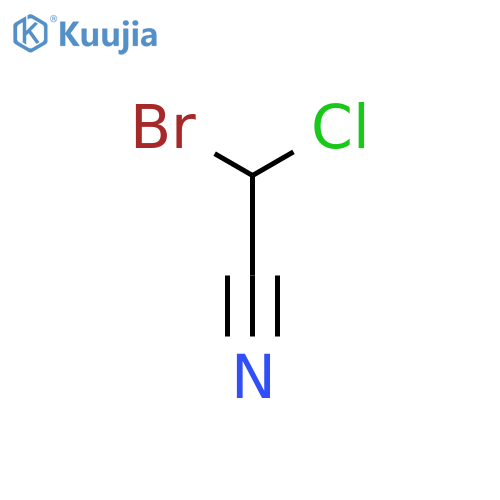 2-Bromo-2-chloroacetonitrile (~90%) structure