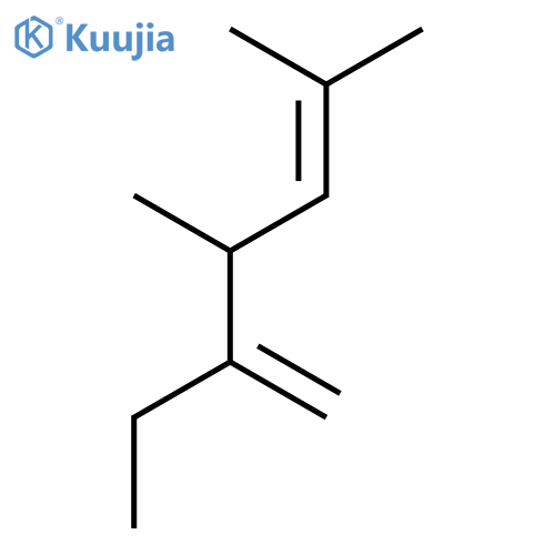 2-Heptene, 2,4-dimethyl-5-methylene- structure